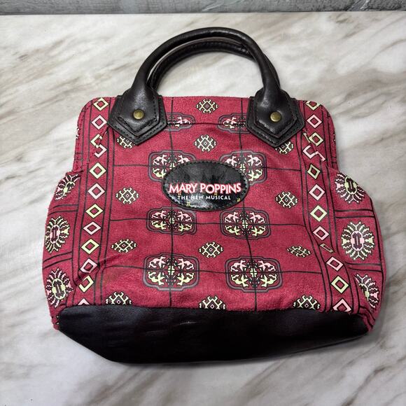 Mary Poppins Handbags - Mary Poppins Musical Mini Red Tapestry Carpet Bag